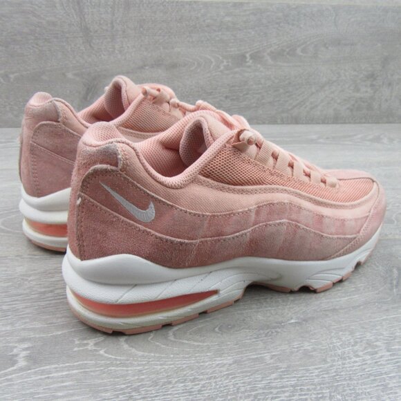 Nike Air Max 95 Sneakers Size 6Y Coral Pink Stardust  *USED* - Picture 6 of 12